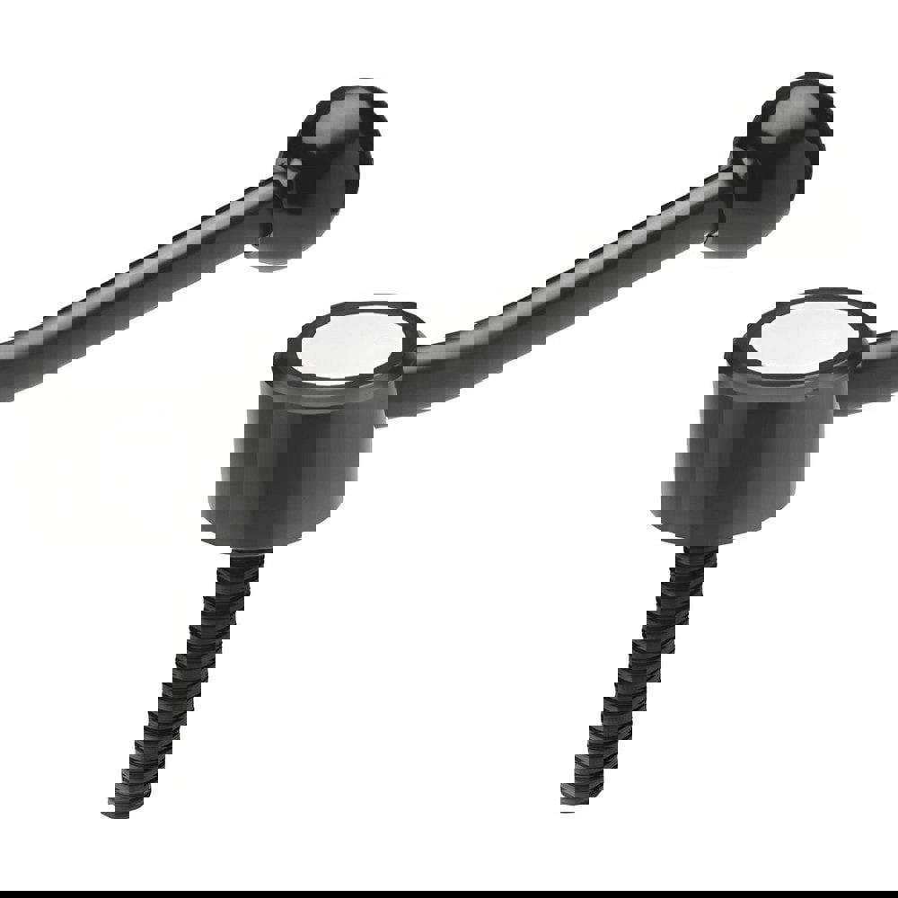 Studded Adjustable Clamping Handle: 40 mm Hub Dia, Steel